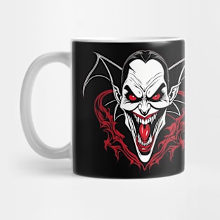 Scary vampire Halloween design Mug